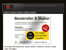 Tablet Screenshot of cm-bild.se